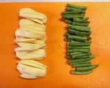 ごま油香る♫いんげんとジャガイモの肉巻き作り方2写真