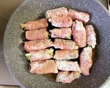 ごま油香る♫いんげんとジャガイモの肉巻き作り方6写真
