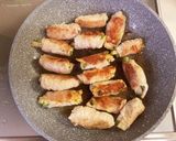 ごま油香る♫いんげんとジャガイモの肉巻き作り方7写真