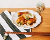 ごま油香る♫いんげんとジャガイモの肉巻き作り方9写真