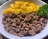 包丁いらずの簡単そぼろ丼♪作り方4写真