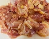 ちくわでかさ増し！鳥もも肉の照り焼き作り方1写真