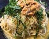 白だしで簡単！ウニの冷製パスタ作り方4写真