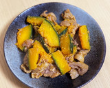 冷凍作り置き！豚肉とかぼちゃのカレー炒め作り方4写真