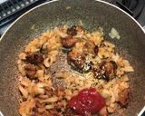 OKストアの焼き鳥丼でオムライス作り方3写真