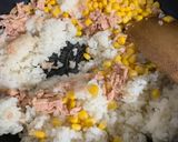 ツナ缶とコーン缶のオムライス作り方1写真