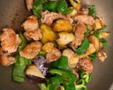 豚こま肉とナスとピーマンのめんつゆ炒め作り方11写真