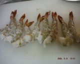 エビと水菜でパリッとえび天作り方1写真