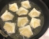 *ポテトチーズの簡単揚げワンタン*作り方5写真