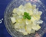 夏至には【冬瓜ゼリー】の紫蘇ゼリー添え♪作り方5写真