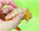 今日の夕飯は簡単海老フライに決まり♬作り方1写真