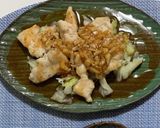 むね肉のあっさり玉ネギ味噌ソース作り方5写真