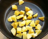 じゃがいもの大葉チーズ炒め作り方2写真