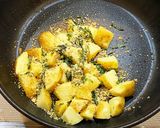 じゃがいもの大葉チーズ炒め作り方3写真