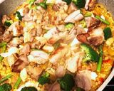 チキンパエリア　paella party作り方10写真