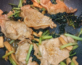 エリンギと小松菜と豚ロースしょうが焼き作り方4写真