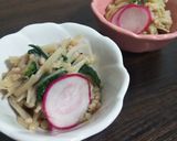 はつか大根とえのきの炒め物作り方6写真