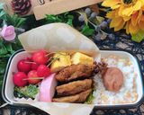 高校1年女子お弁当♡2020.06.22作り方1写真