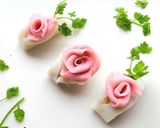 誘惑レシピ♡ピンクのバラ作り方4写真