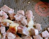 ステーキ肉とにんにくでスタミナ炒飯作り方5写真