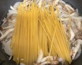 ●○ハンバーグソースワンポットパスタ○●作り方5写真