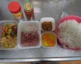 残りご飯で☆炒めるカレーピラフ作り方1写真