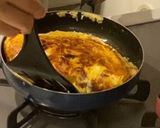 フライパンで簡単♪トマトのオムレツ作り方3写真