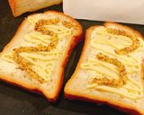 キーマカレーを使ったピザトースト作り方2写真