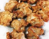 豚肉の薄切りと食べラーで！ピリ辛油淋鶏風作り方5写真