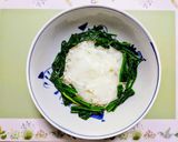 簡単ランチ！法蓮草と新玉ねぎの豚丼作り方4写真