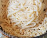 節約ランチ🌙鶏ひき肉ともやしの焼きうどん作り方6写真