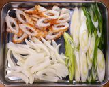 しらたきのすき煮風とろとろ卵炒め😋作り方1写真