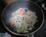 お一人料理　簡単　焼き肉丼作り方2写真