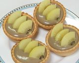 キウイのほうじ茶レアチーズケーキタルト作り方5写真