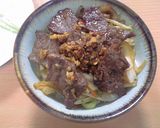 お一人料理　簡単　焼き肉丼作り方6写真