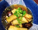 大さじスプーンで！簡単、茄子の煮浸し！作り方5写真