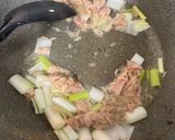 ツナと豆腐のネギ塩煮込み！作り方2写真