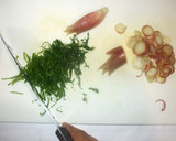 茗荷ちらし寿司♪簡単炊き込みご飯作り方4写真