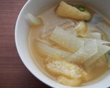 玉ねぎ・大根の味噌汁♪作り方4写真