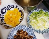 干し椎茸とパプリカの麻婆豆腐☆塩分減作り方1写真