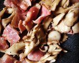 舞茸とベーコン　簡単炒め作り方4写真