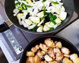 鶏とナスピーマン玉ねぎの甘酢炒め作り方4写真