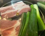 だししおで食べるさっぱり茹で豚❤️作り方2写真