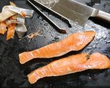 レンジで簡単！銀鮭もやし☆出汁煮作り方2写真