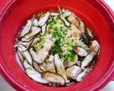 レンジで簡単！銀鮭もやし☆出汁煮作り方4写真
