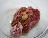 レンジで簡単！豚茄子小松菜の炒め物作り方1写真