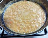 桜えびのトマトクリームパスタ。作り方4写真