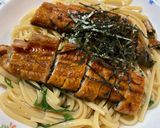 鰻のひつまぶし風スープパスタ作り方7写真