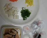 混ぜて炊くだけ✨サバ缶と里芋ごはん作り方1写真
