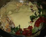 ハードロックカフェ風のコブサラダ作り方7写真